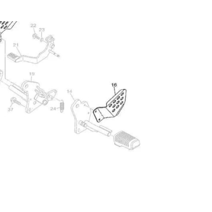 PLACA DE FIXACAO ESTRIBO 1 PLACA DE FIXACAO ESTRIBO 1