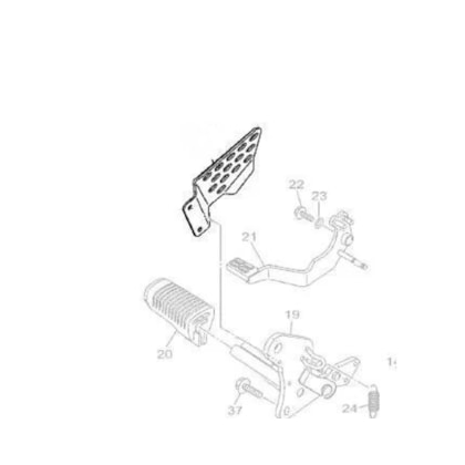 PLACA DE FIXACAO ESTRIBO 2 PLACA DE FIXACAO ESTRIBO 2